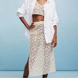 H&M Crocheted Top XS